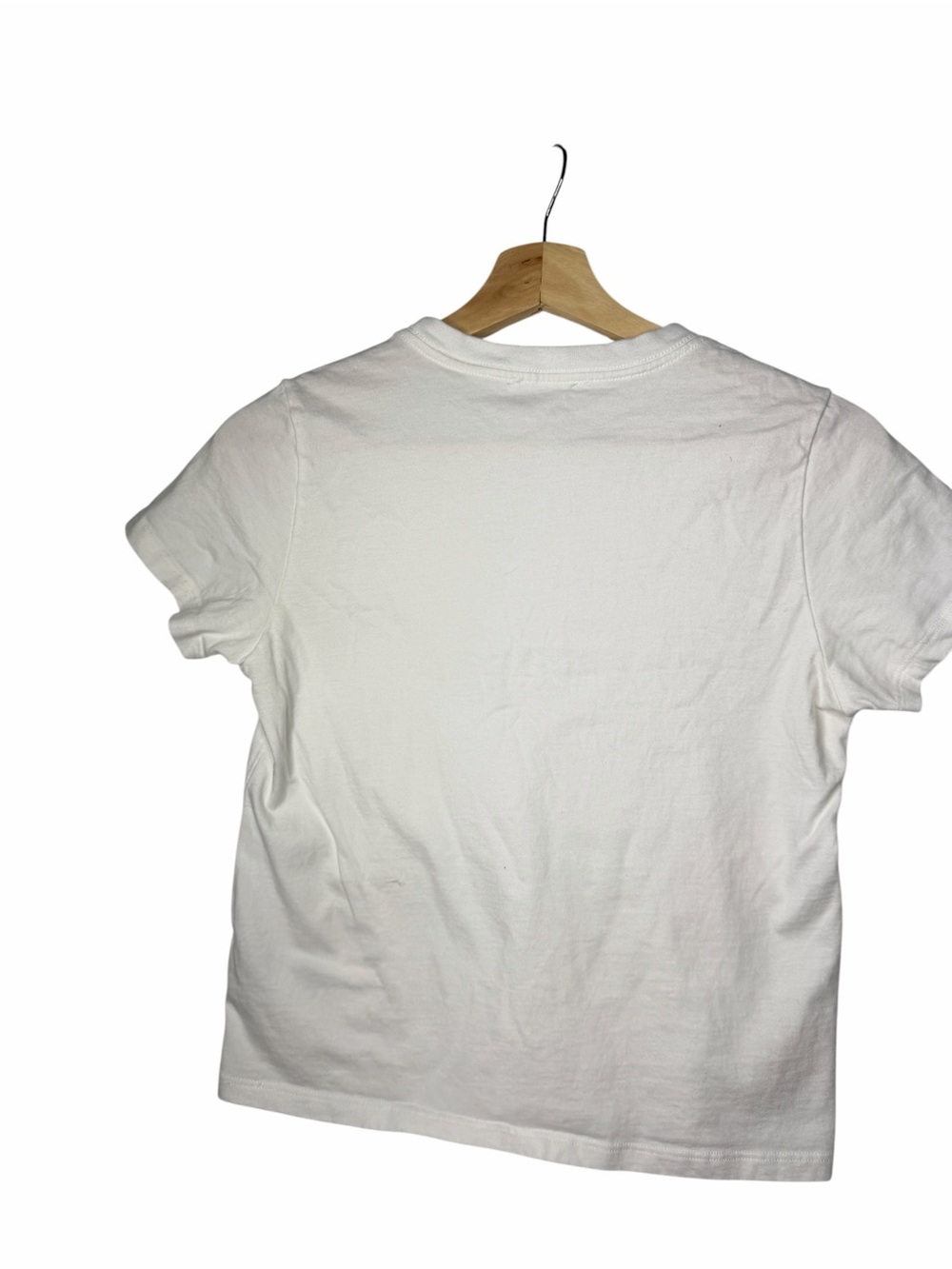 Reformation Short Sleeve Crewneck Tee in White - Picture 3 of 7